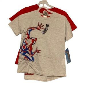 NWT. MARVEL Spider-Man Kids T-Shirts & Shorts Set